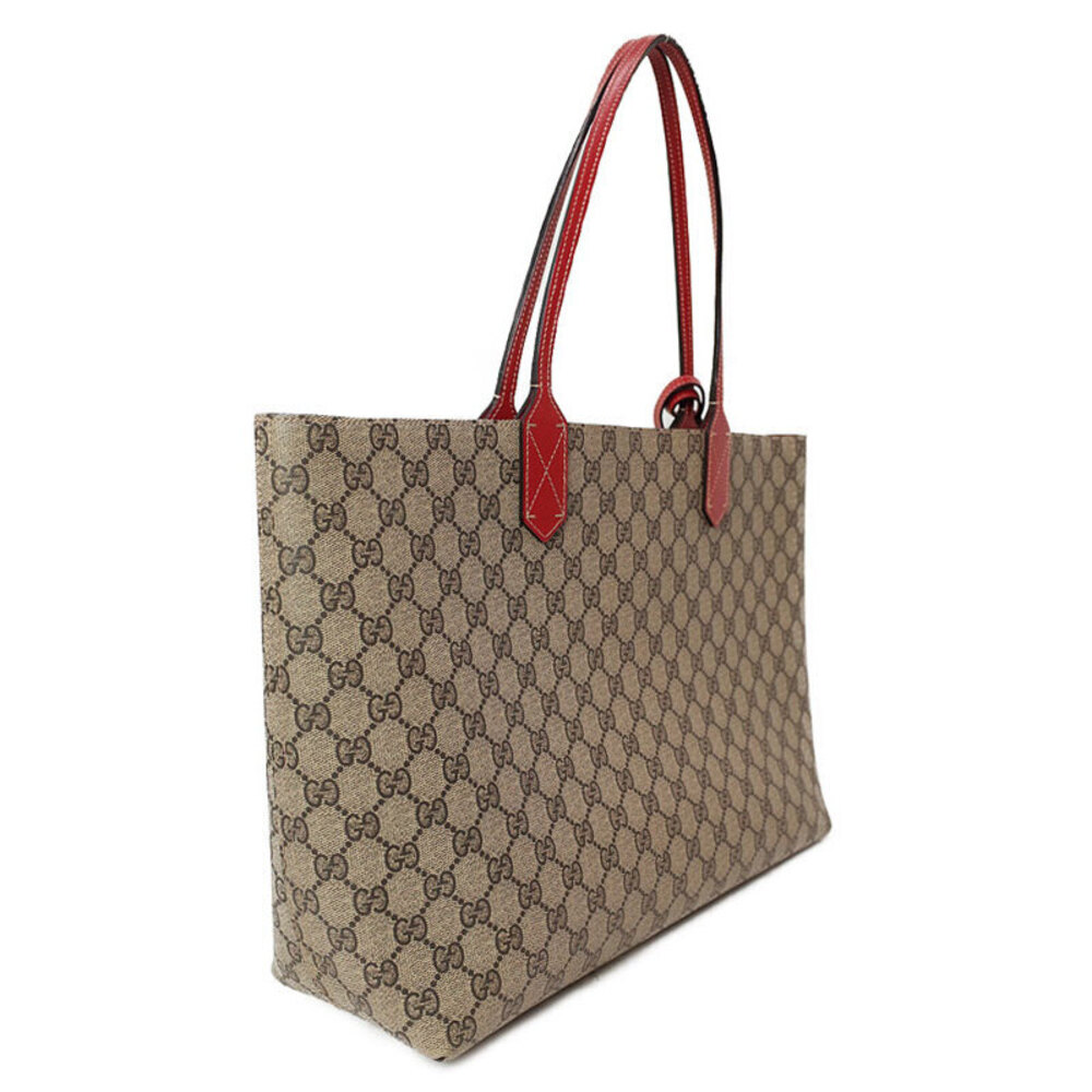 Gucci Tote Reversible GG Leather red